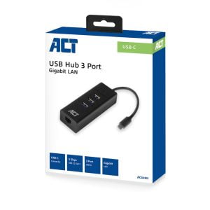 AC6400 USB-C 3.2 Gen1 Hub 3 poort en netwerkaansluiting