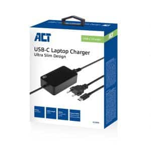 ACT AC2000 USB-C laptoplader met Power Delivery profielen 45W