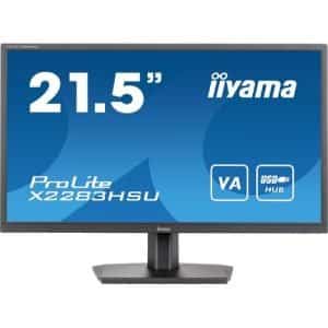 iiyama ProLite X2283HSU-B1 computer monitor 54,6 cm (21.5") 1920 x 1080 Pixels Full HD LCD Zwart